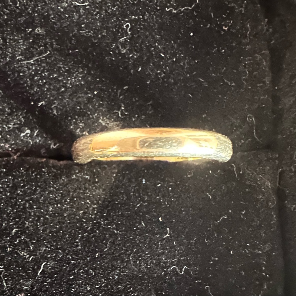 14k solid gold stackable ring